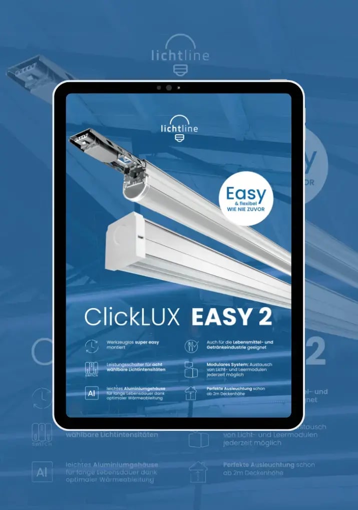 Titelbild der Broschüre ClickLUX EASY 2.