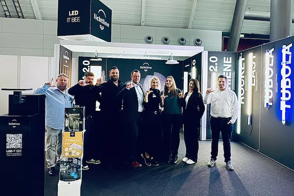 lichtline auf der eltefa Stuttgart 2023