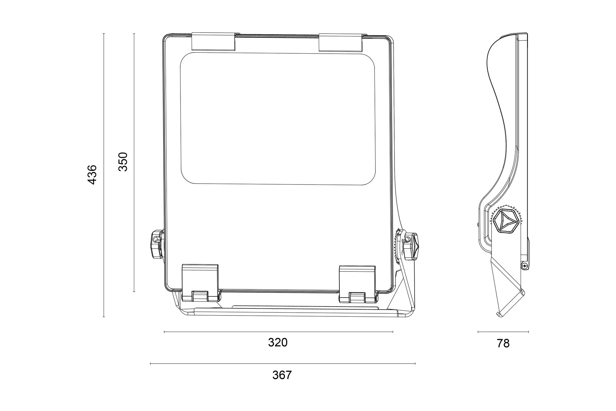 FLAT L Abmessungen Bild