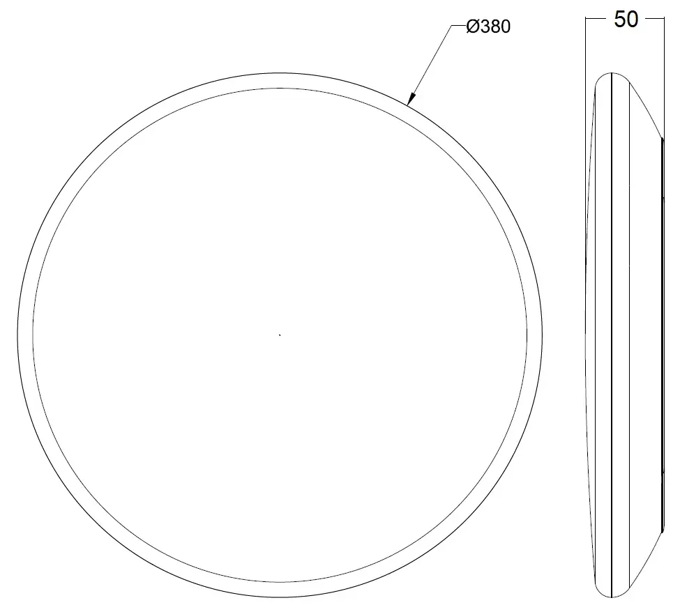 InteriorLUX PRO Abmessungen Bild